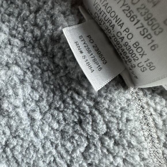 Patagonia Sweater Womens Medium Gray Better Sweater Quarter Zip Pullover Outdoor - Picture 6 of 12